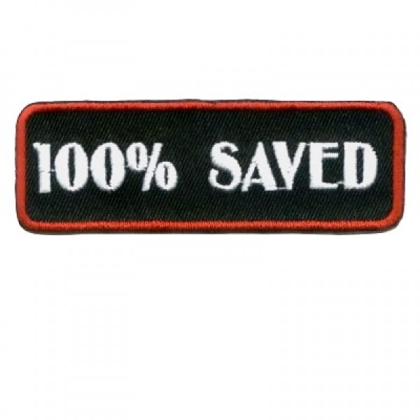 100% Saved Red Patch 100% Saved Red Patch
