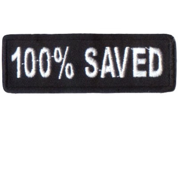100% Saved White Patch 100% Saved White Patch