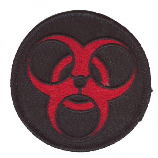 BioHazard patch red on blk BioHazard patch red on blk