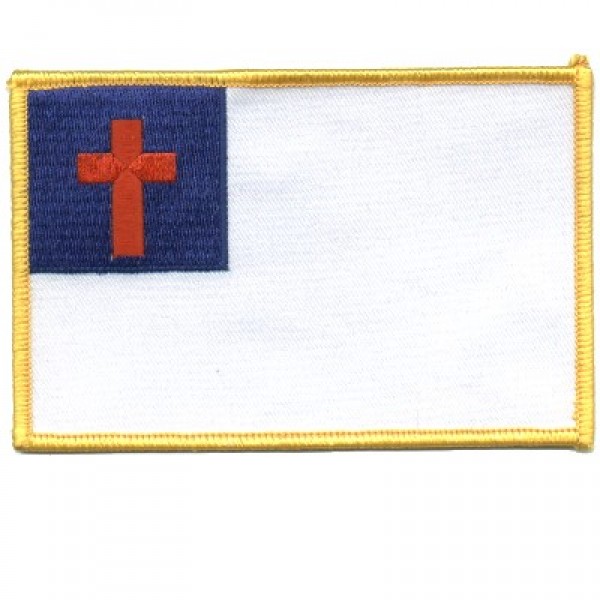Christian Flag Back Patch Christian Flag Back Patch