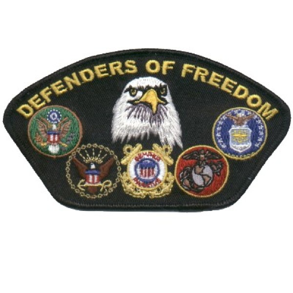 Defenders of Freedom 3 x 5 Patch Defenders of Freedom 3 x 5 Patch