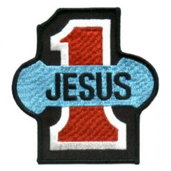 Jesus is #1 Patch Jesus is #1 Patch