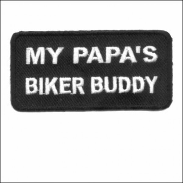 Papas Biker Buddy Patch Papas Biker Buddy Patch