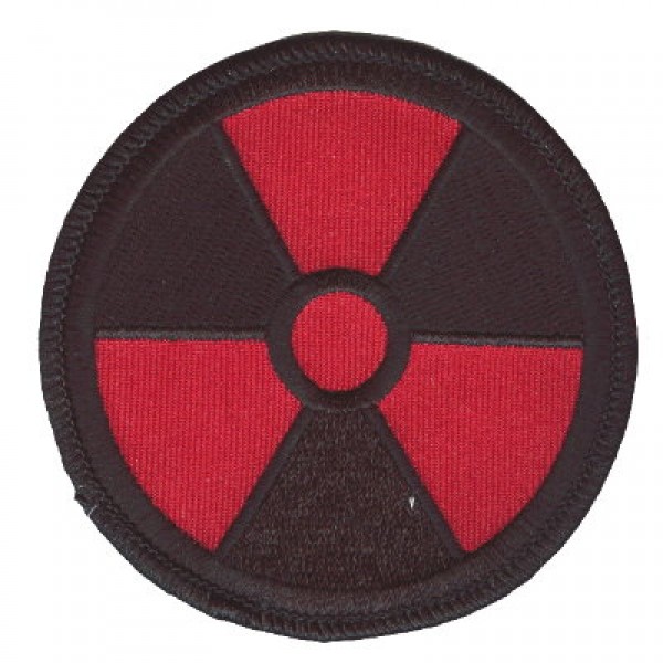 Radiation patch red Radiation patch red