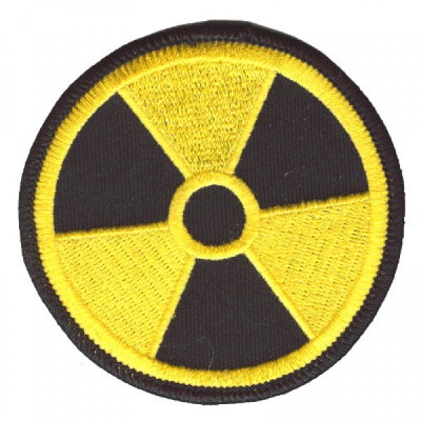 Radiation patch yellow Radiation patch yellow