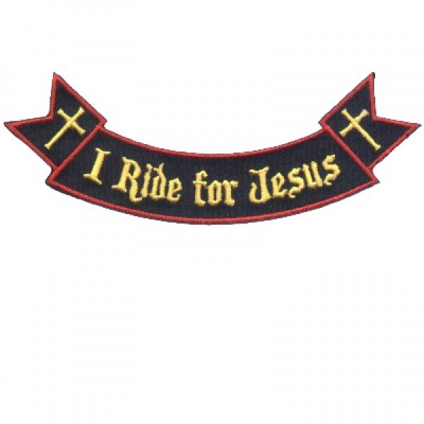 Ribbon Rocker I Ride for Jesus Sm Ribbon Rocker I Ride for Jesus Sm