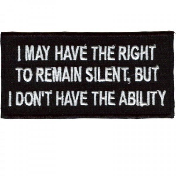 Right to Remain Silent-Don't have Ability patch Right to Remain Silent-Don't have Ability patch