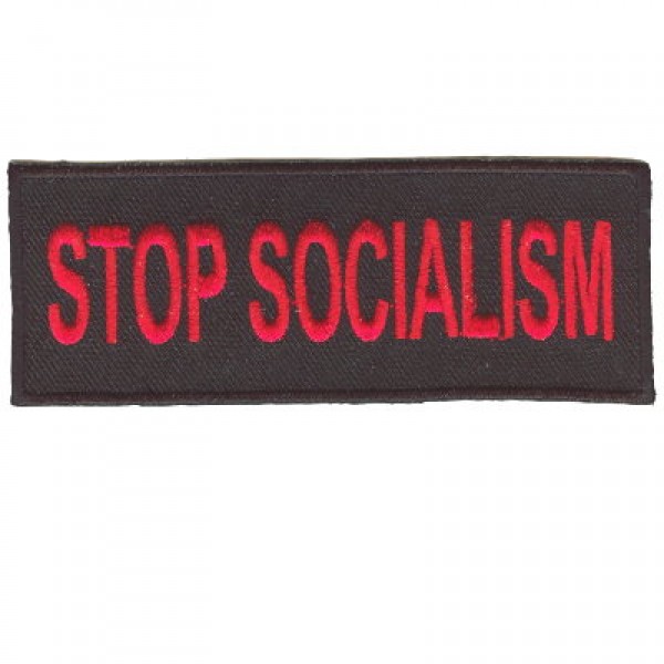 Stop Socialism patch Stop Socialism patch