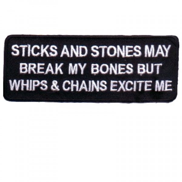 Sticks and Stones Patch