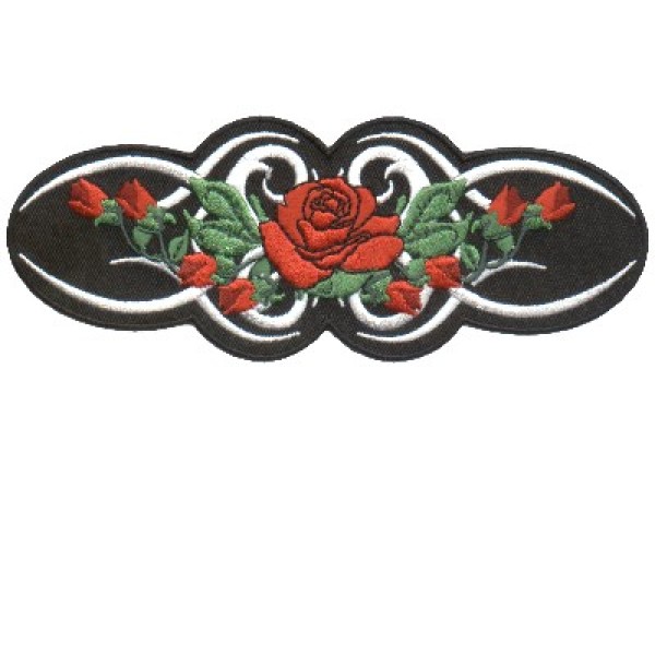 Tribal Red Rose Sm Patch Tribal Red Rose Sm Patch