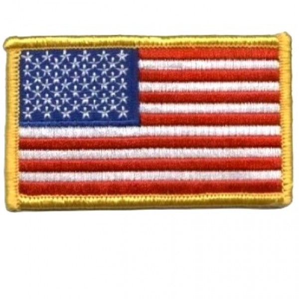 US Flag- Gold/Yellow US Flag- Gold/Yellow