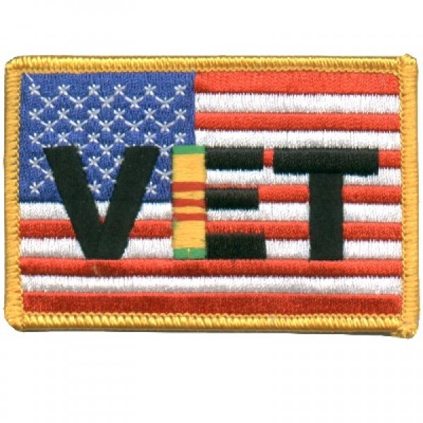 US Flag- Vet (Vietnam Ribbon) US Flag- Vet (Vietnam Ribbon)