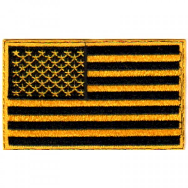 US Flag- Yellow & Blk US Flag- Yellow & Blk