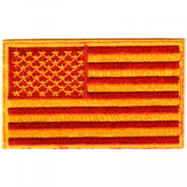 US Flag- Yellow & Red US Flag- Yellow & Red