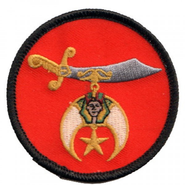 Masonic- Shrine Scimitar Red (2½") Masonic- Shrine Scimitar Red (2½")