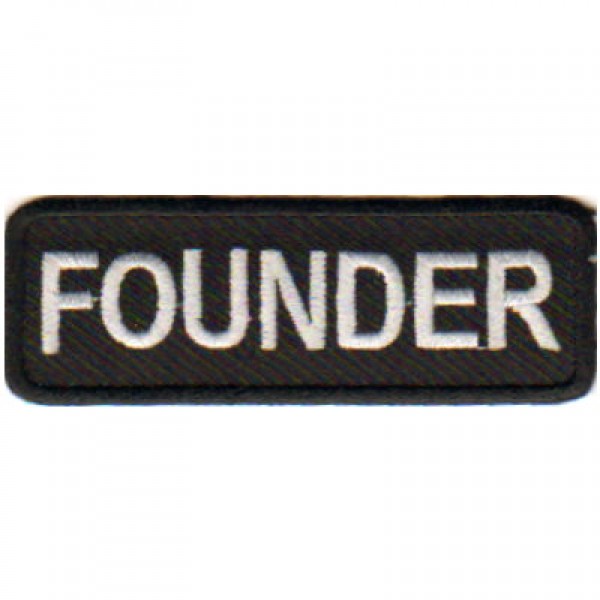 Officer Tag- Founder White Officer Tag- Founder White
