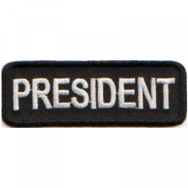 Officer Tag- President White Officer Tag- President White