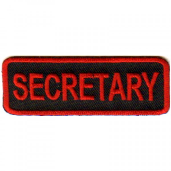 Officer Tag- Secretary Red Officer Tag- Secretary Red