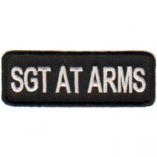 Officer Tag- Sgt at Arms White Officer Tag- Sgt at Arms White
