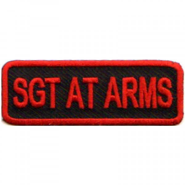 Officer Tag- Sgt at Arms Red Officer Tag- Sgt at Arms Red