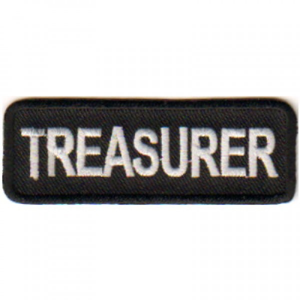 Officer Tag- Treasurer White Officer Tag- Treasurer White