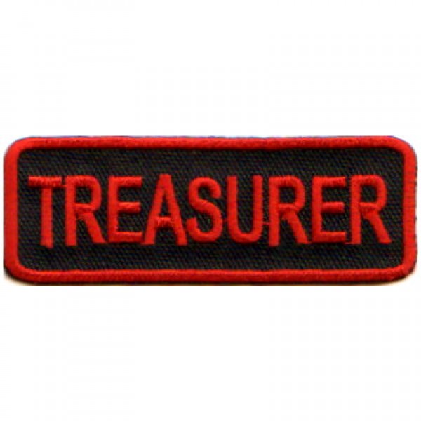 Officer Tag- Treasurer Red Officer Tag- Treasurer Red