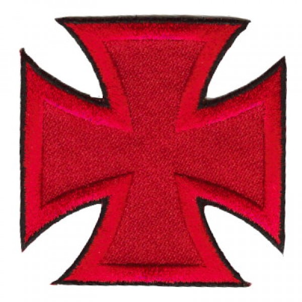 Iron Cross Red on Red Small Patch